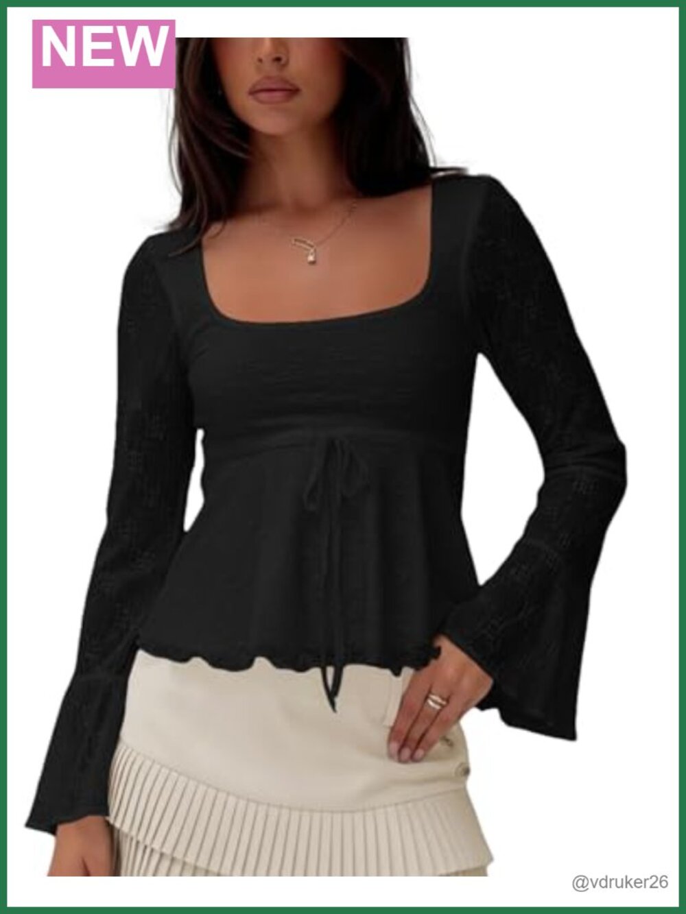 Women Y2K Flowy Peplum Babydoll Top Sheer Floral Lace Ruffle Crop Blouse